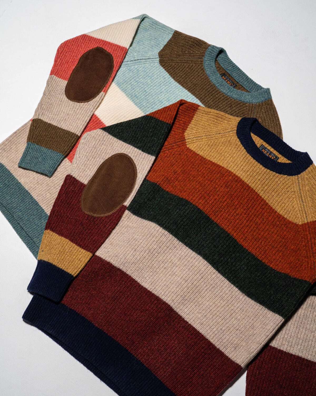 Beams+ Crew Multi Stripe 5G | 3815014304890 | AFEW STORE